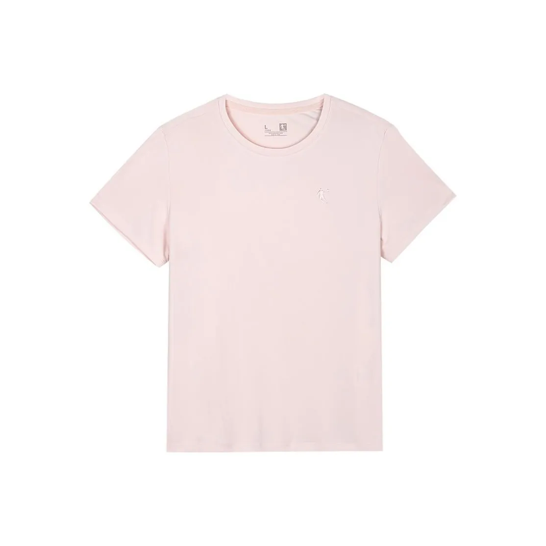 QIAODAN T-рубашка Женская Прозрачно-розовая