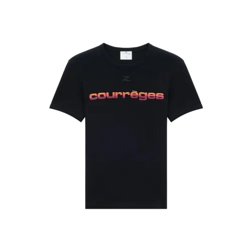 COURREGES Черные Женские Рубашки T