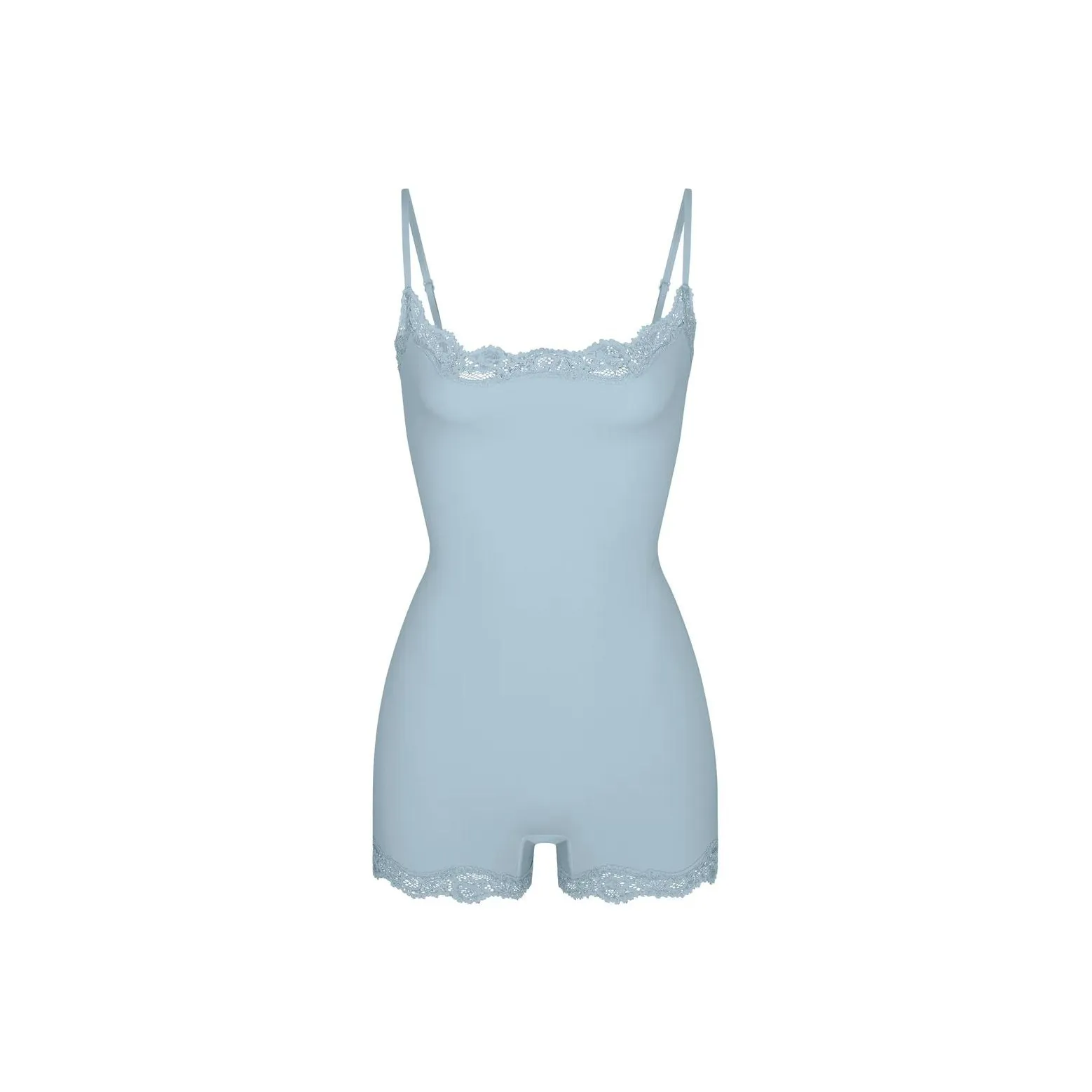 SKIMS Wedding Dress Series FITS EVERYBODY LACE ONESIE Jumpsuit Women's Denim/Denim
