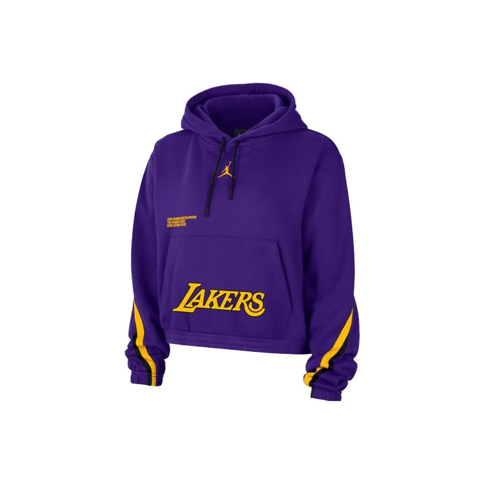 Jordan Courtside Statement Co branded Grab Sweatshirt Women's All over Purple