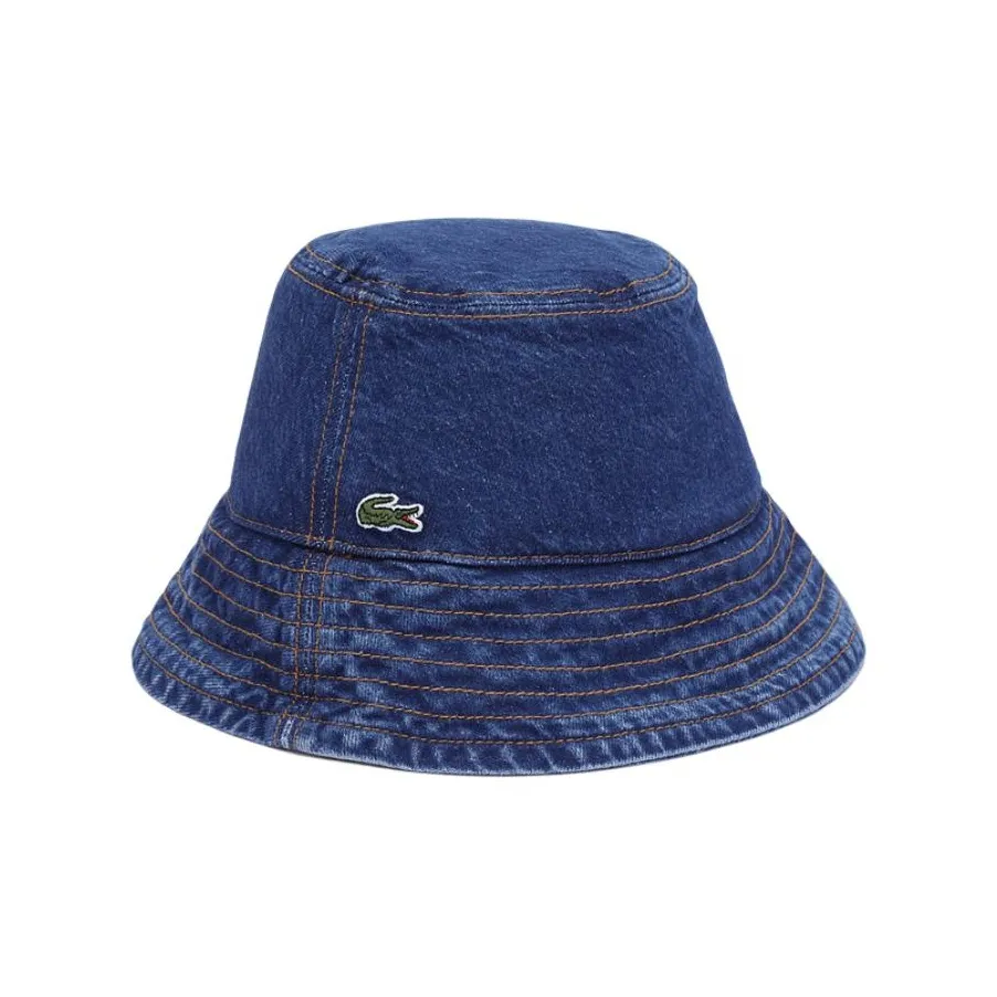 Коллаборация LACOSTE Женские хлопковые панамы синий