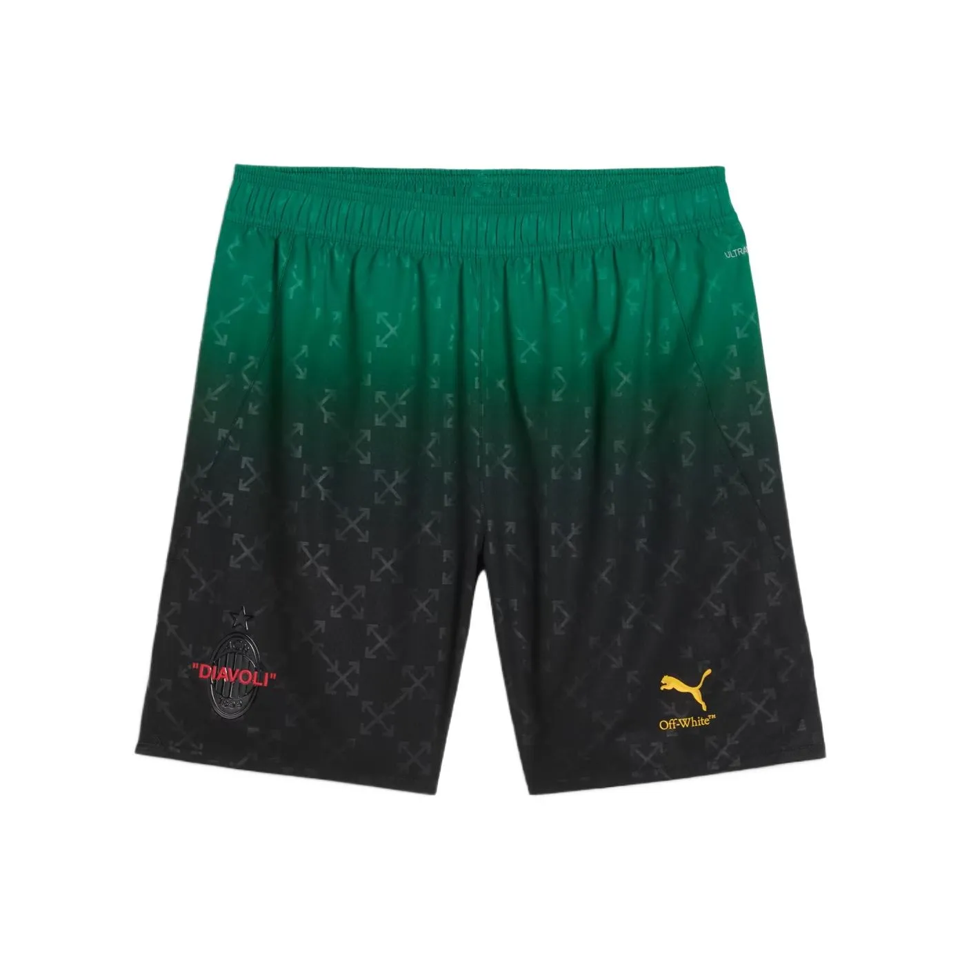 PUMA x OFF Белый MILAN Повседневные шорты Мужской Пава Зеленый