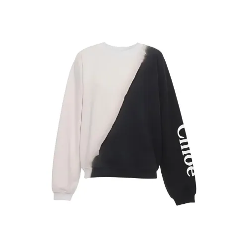 Chloé Черный/Белый Женские Свитшоты