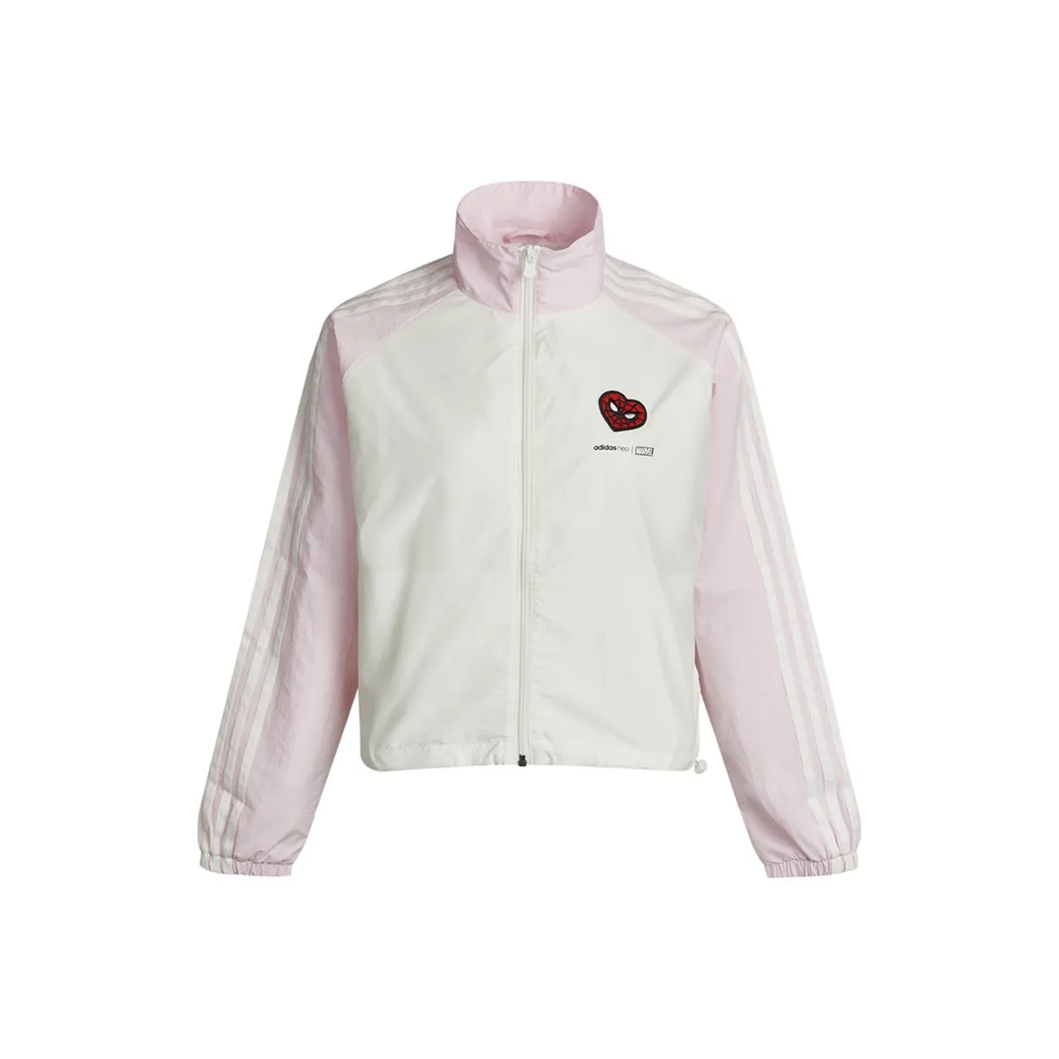 Adidas Neo Куртка Женская Белая Розовая Многоцветная