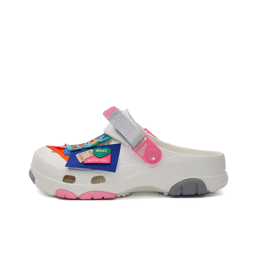 OUBT Сабо Бело-розовый Женские