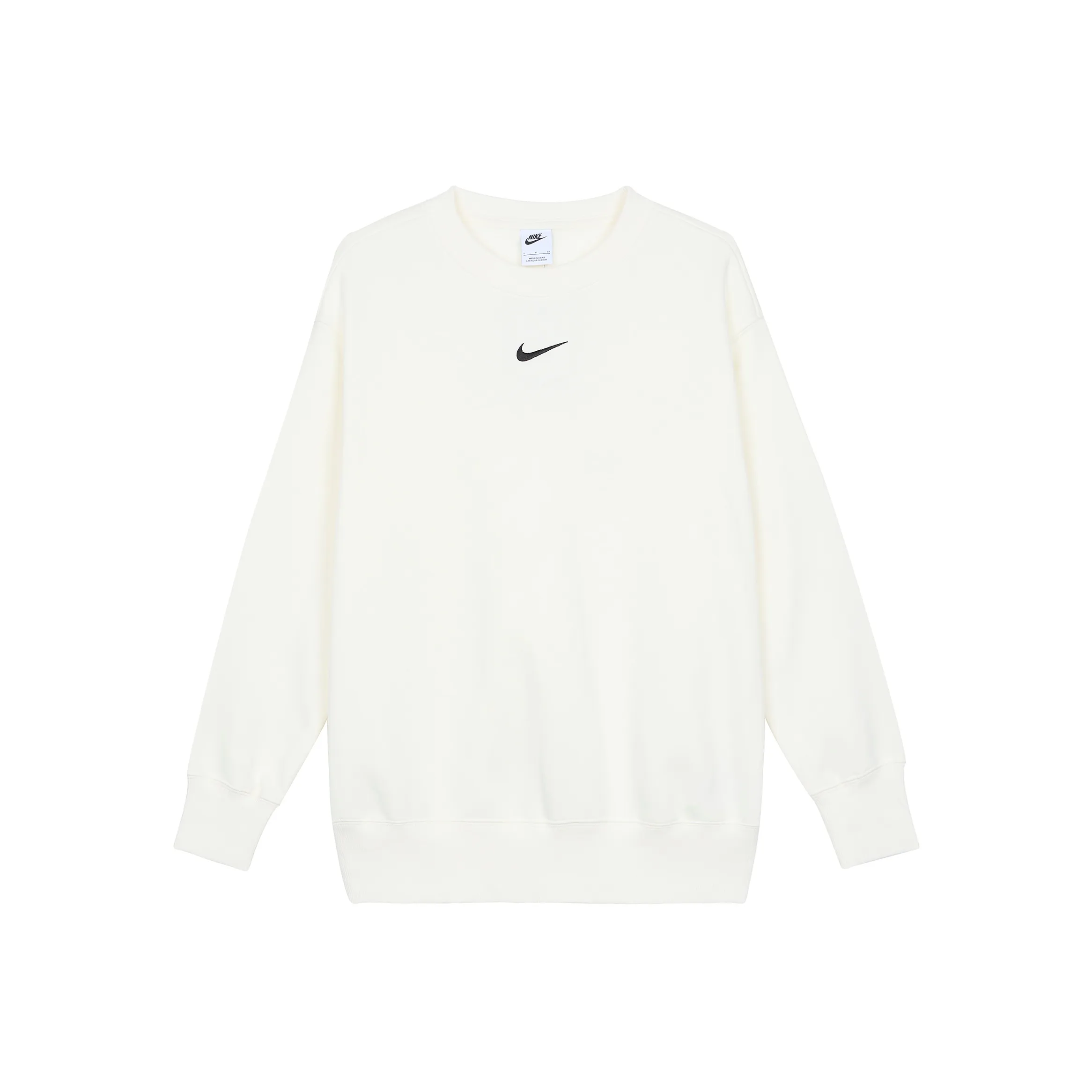 Nike Logo Embroidered Oversized Crewneck Sweatshirt