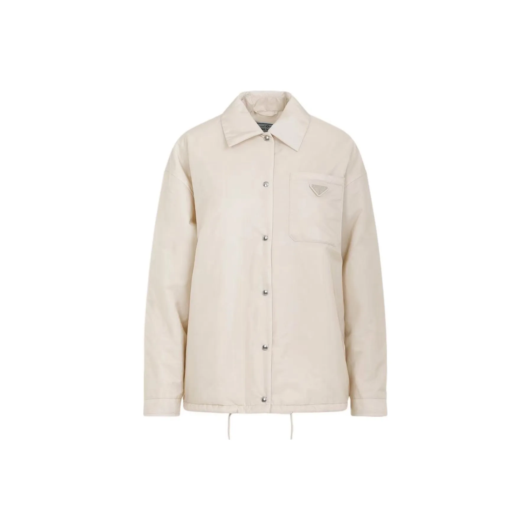 PRADA FW24 Jackets Coats Women's Ecru