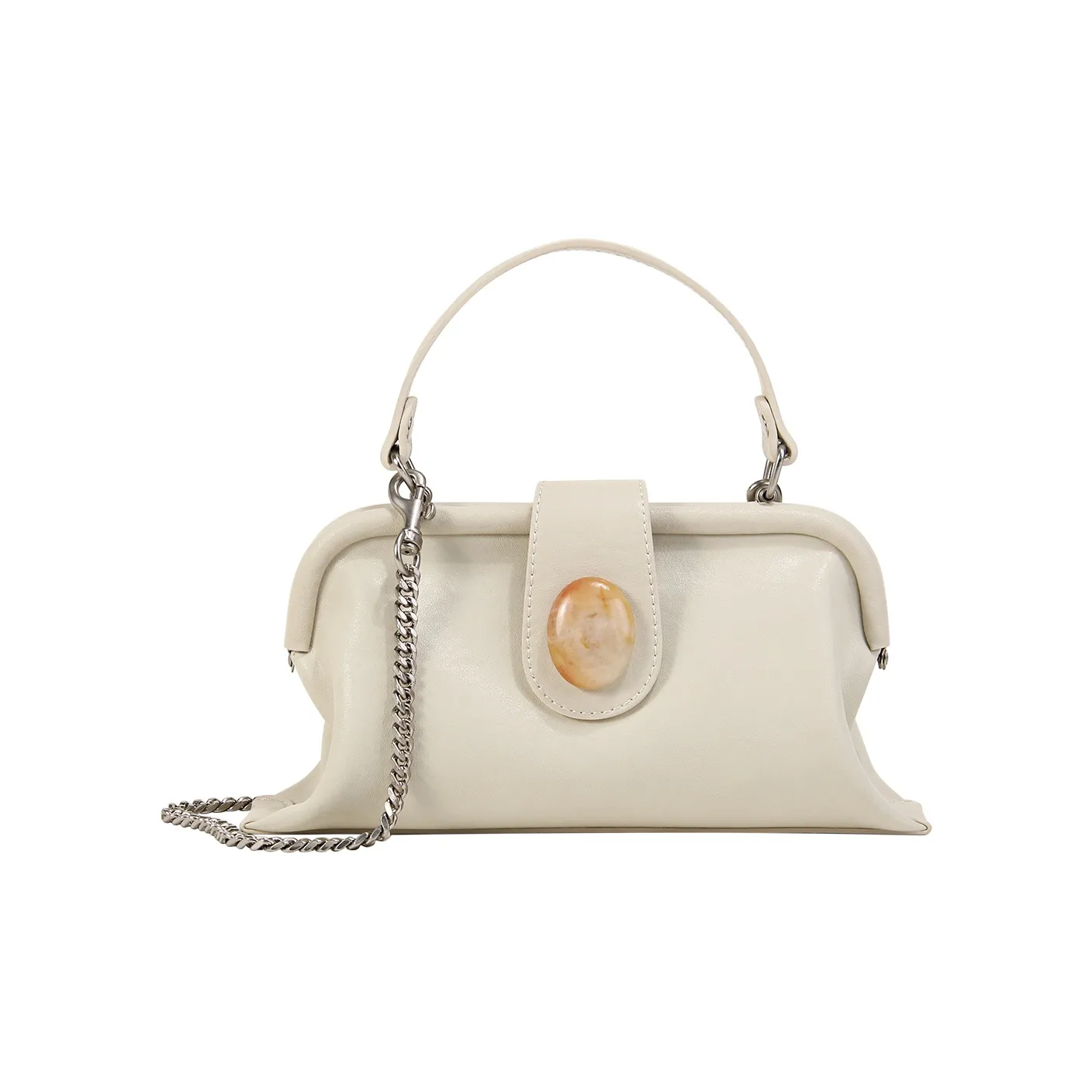 LOSEA Коровья кожа Одно плечо Сумка Маленькая Женская Белая