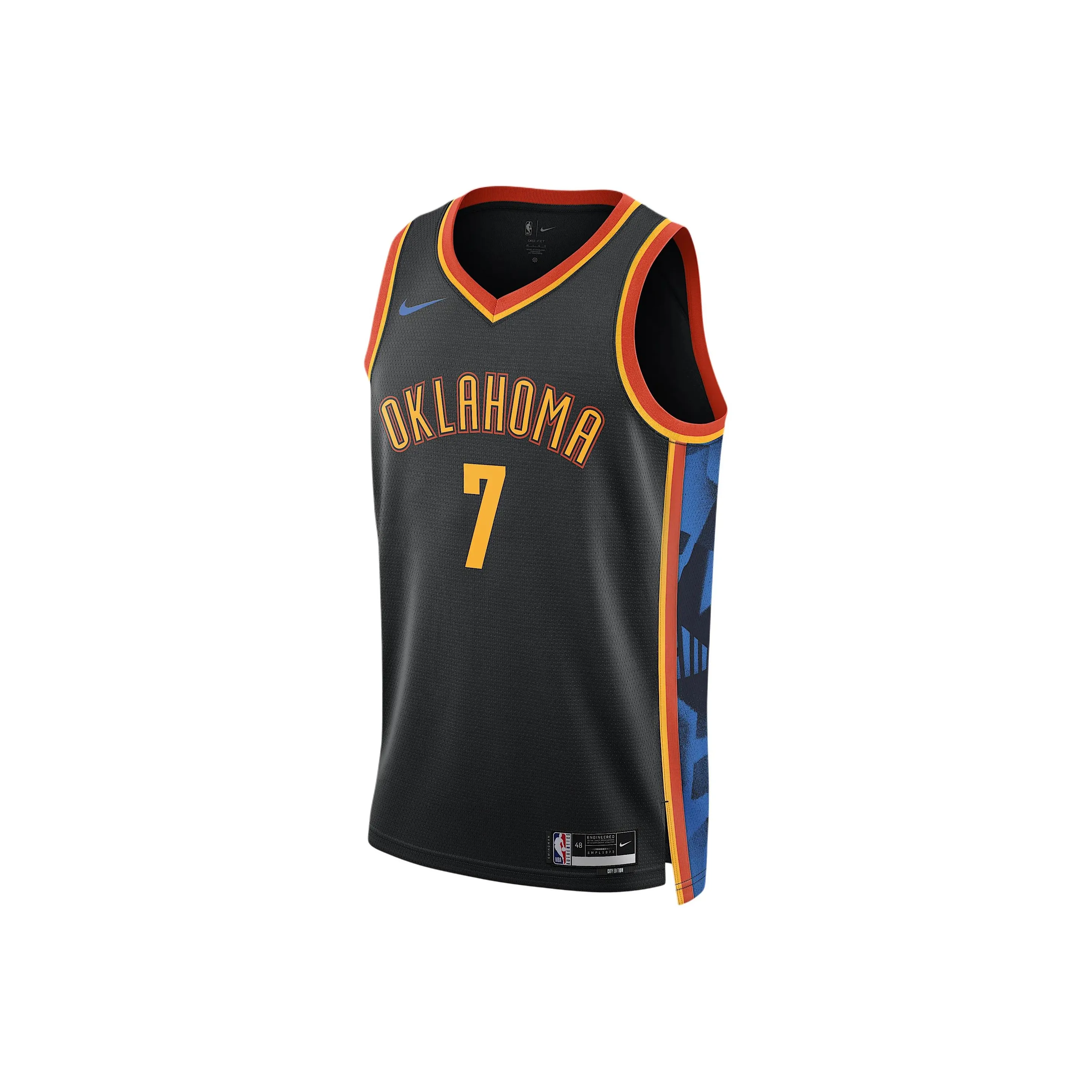 Nike Chet Holmgren Oklahoma City Thunder 2024/25 City Edition Men's Nike Dri FIT Nba Swingman Jersey