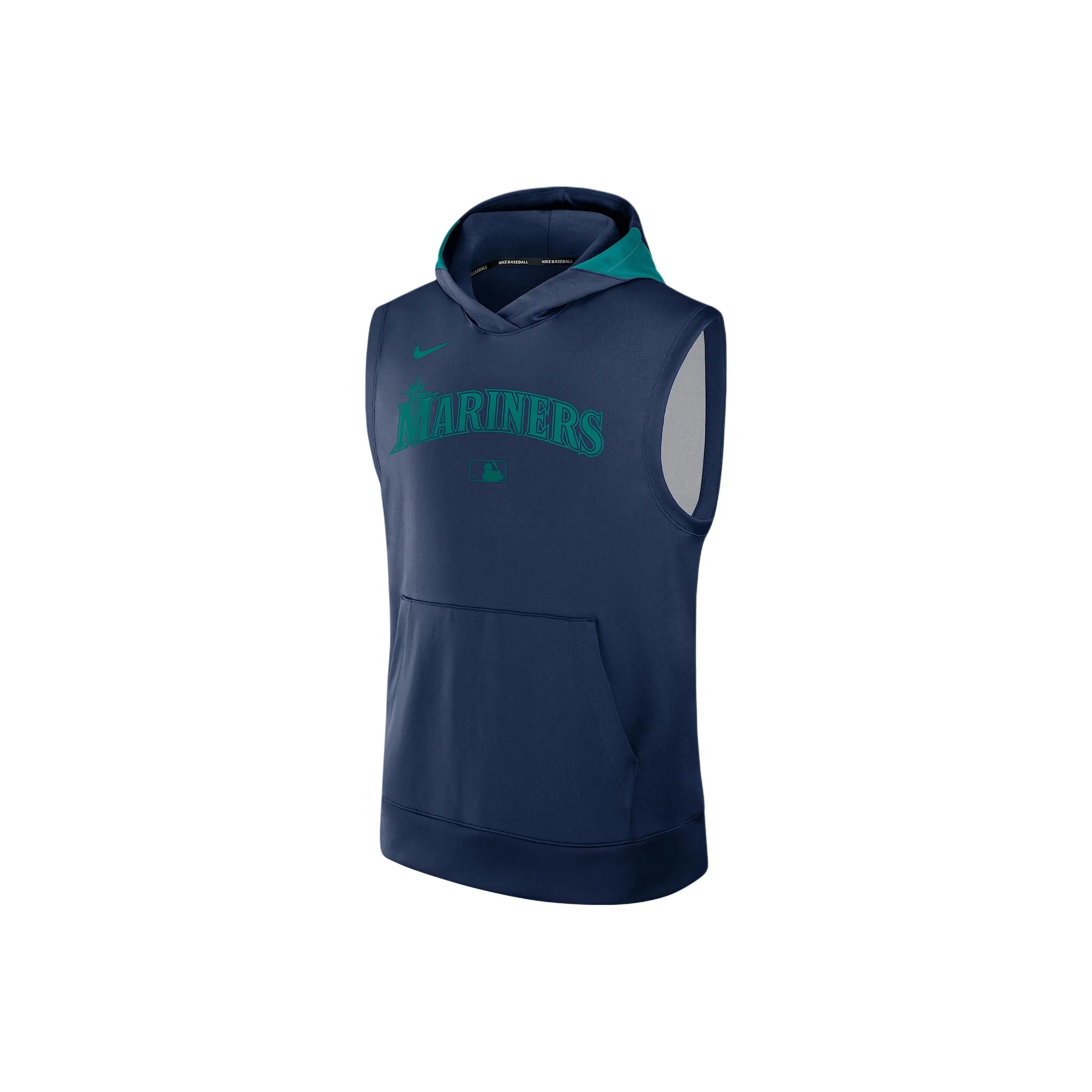 Nike Seattle Mariners Authentic Collection Men's Nike Dri FIT Mlb Sleeveless Pullover Hoodie