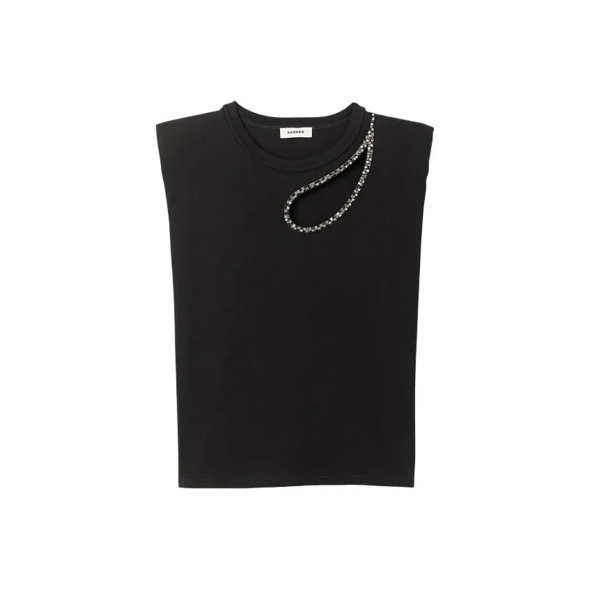 SANDRO Черные Женские Рубашки T