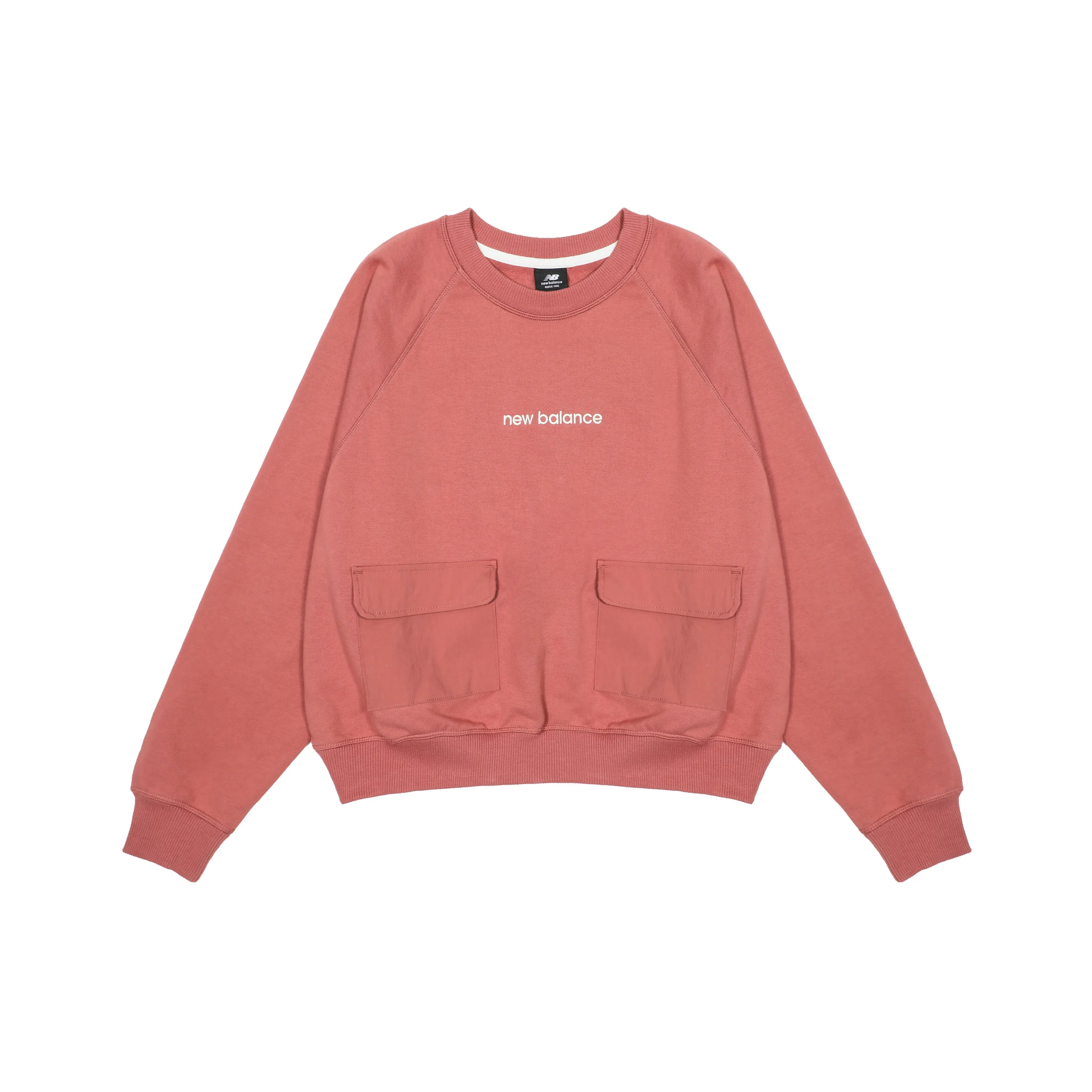 New Balance совместный бренд Свитшот Женский Арбузный Красный