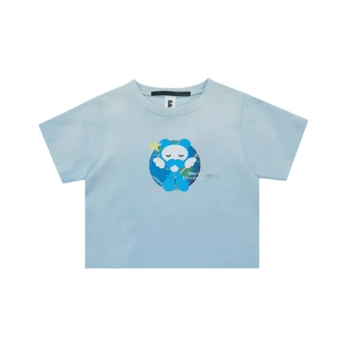 SANKUANZ Collaboration Синие Женские Футболки