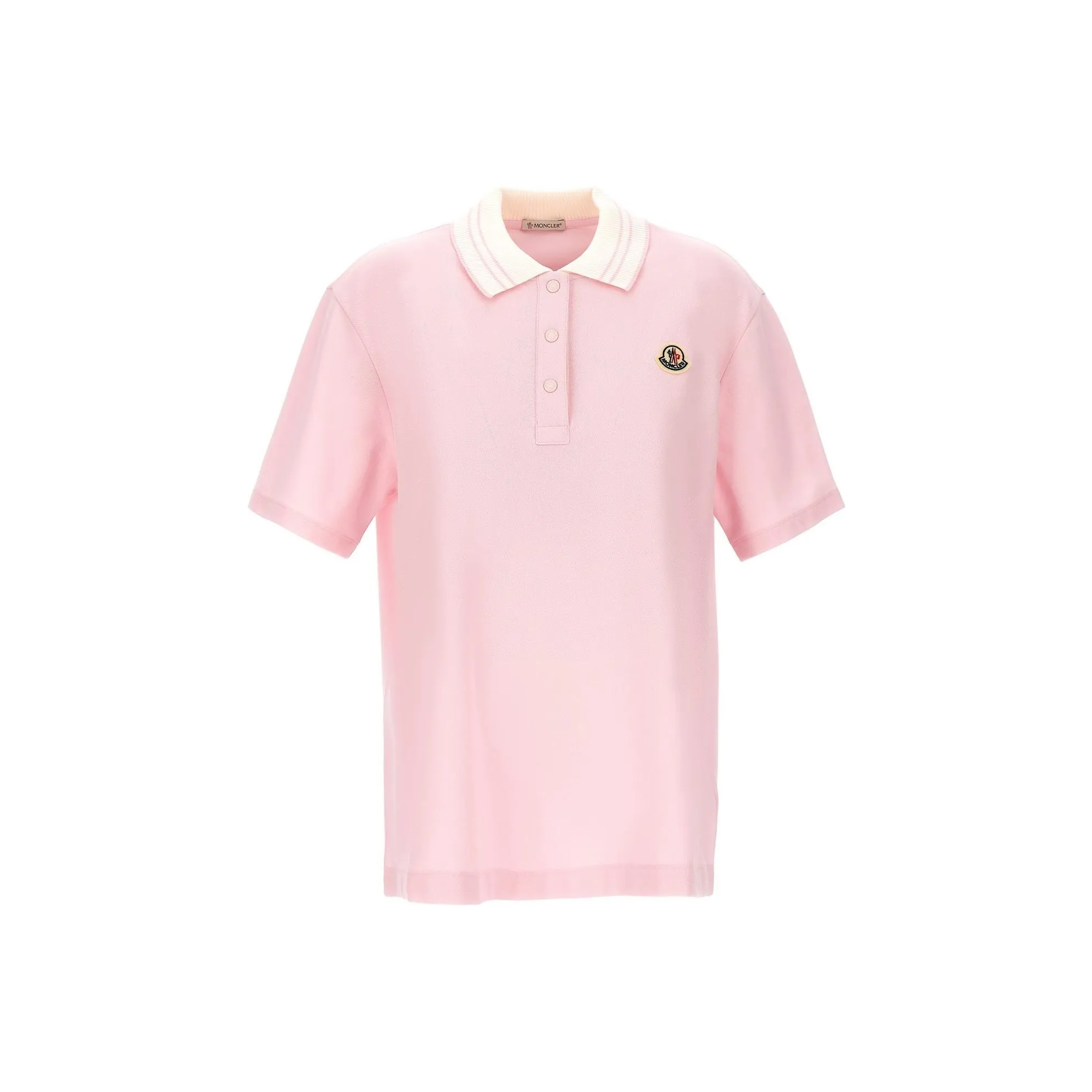 Moncler SS24 Поло Женское Розовое