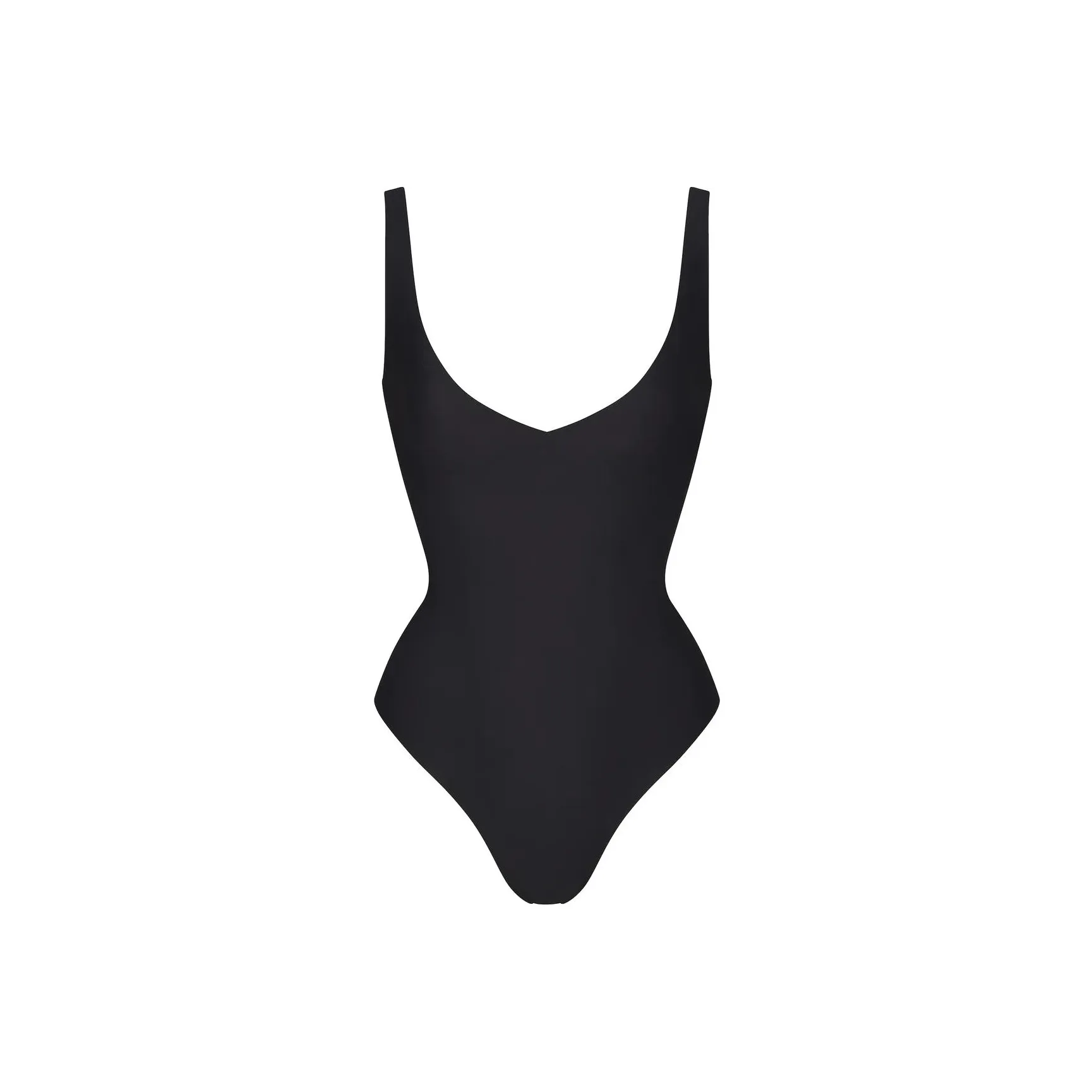 SKIMS Bodysuit Plunge String Без подкладки Комбинезон Женский Onyx Onyx