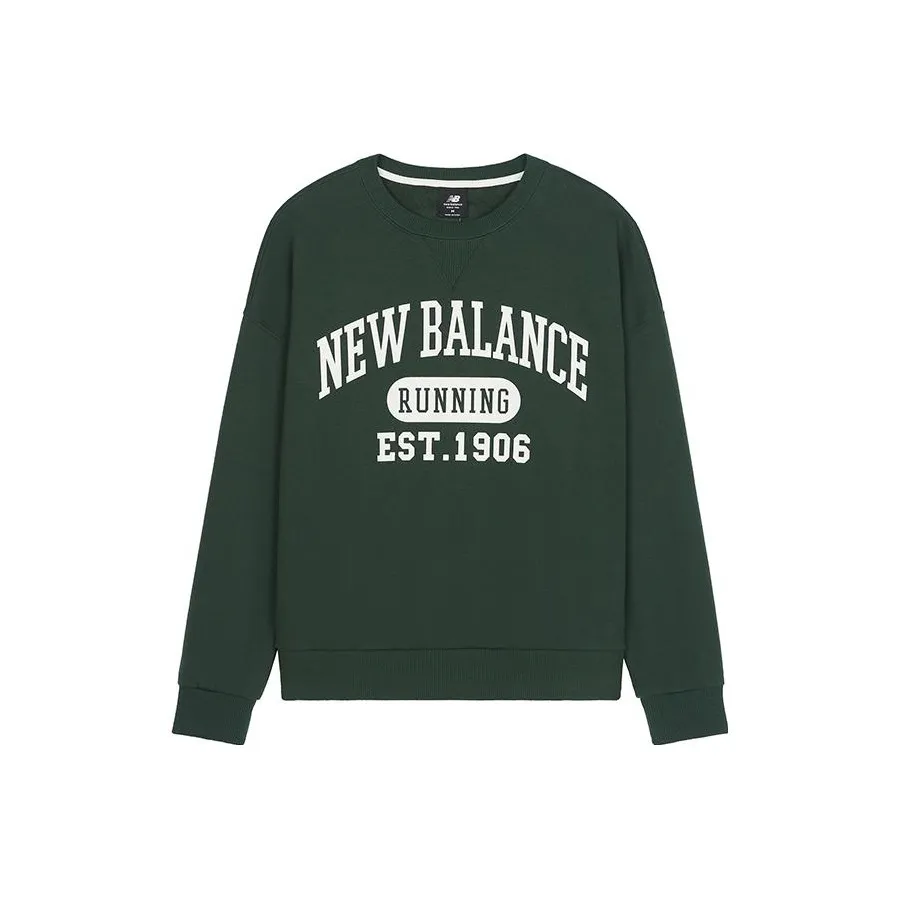 New Balance Толстовка Женская Армейский Зеленый