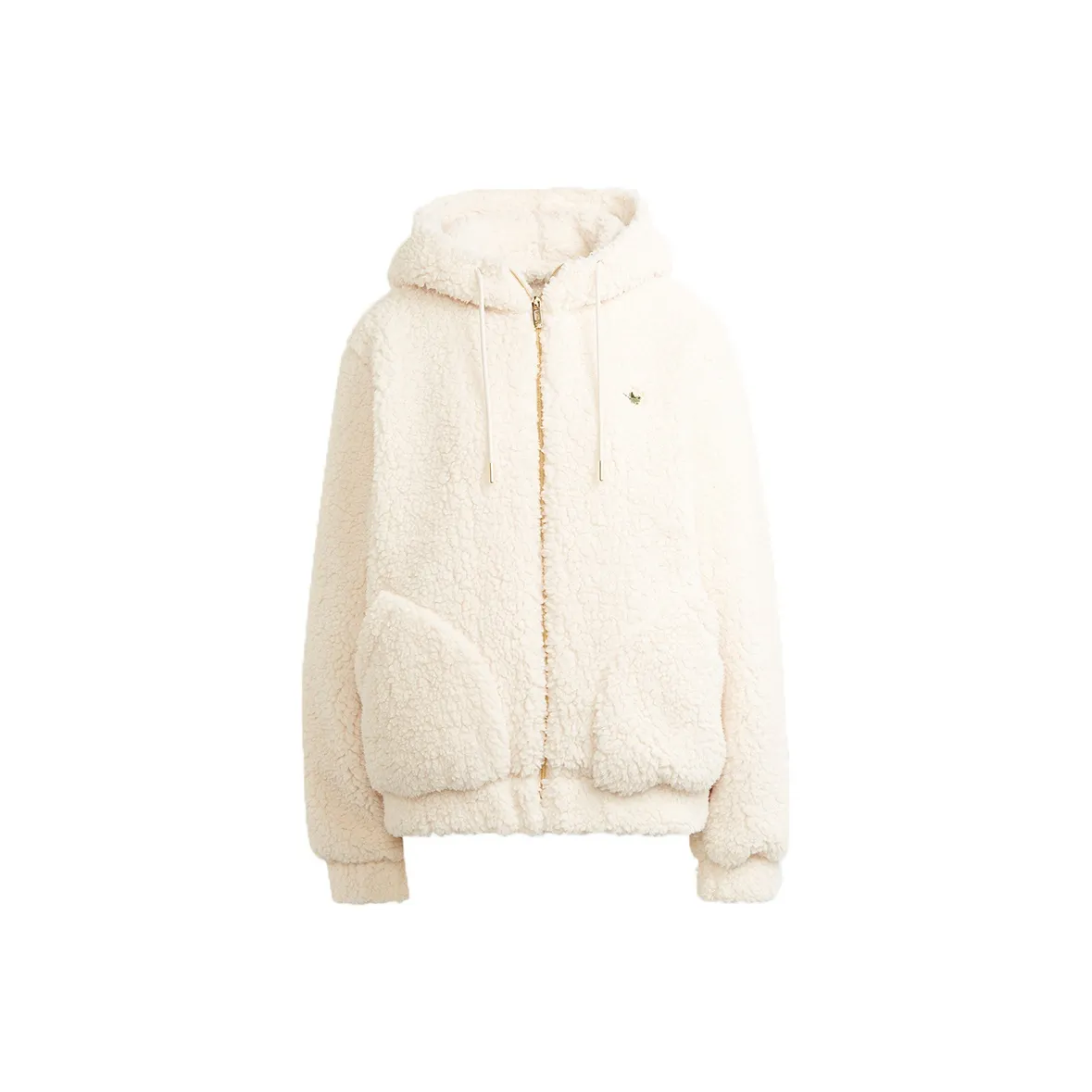 Adidas Originals Sherpa Jacket Winter Women's Ecru