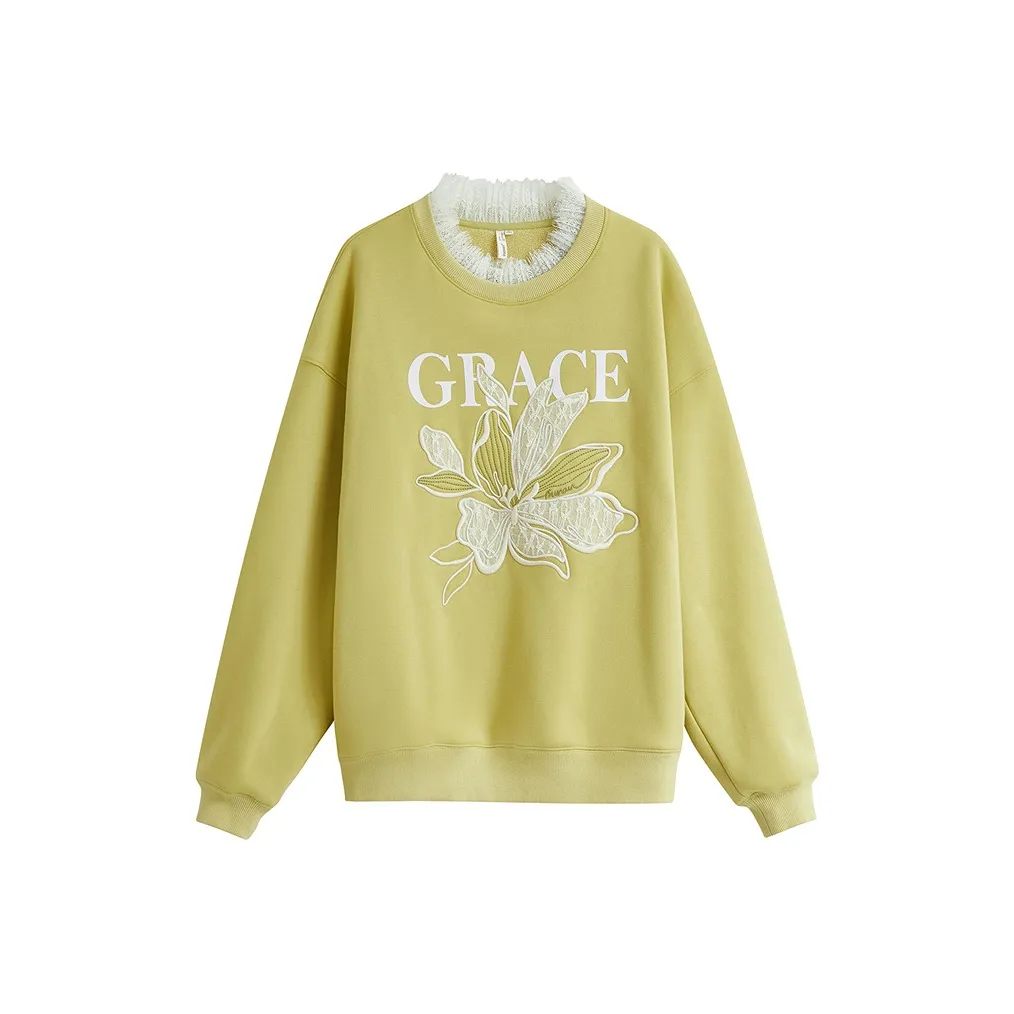 Inman Свитшот Женский Светло-Желтый