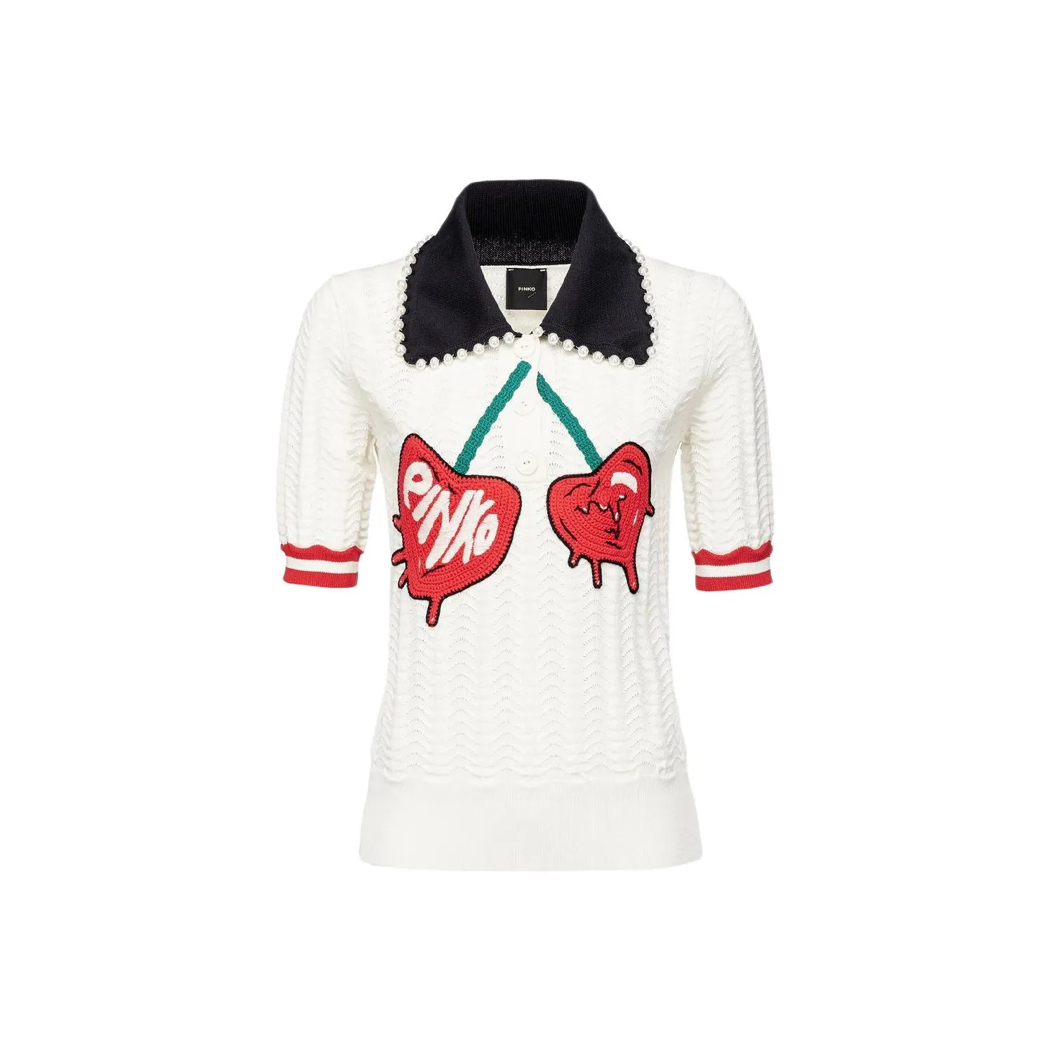 PINKO SS23 Polo Shirt Women's White