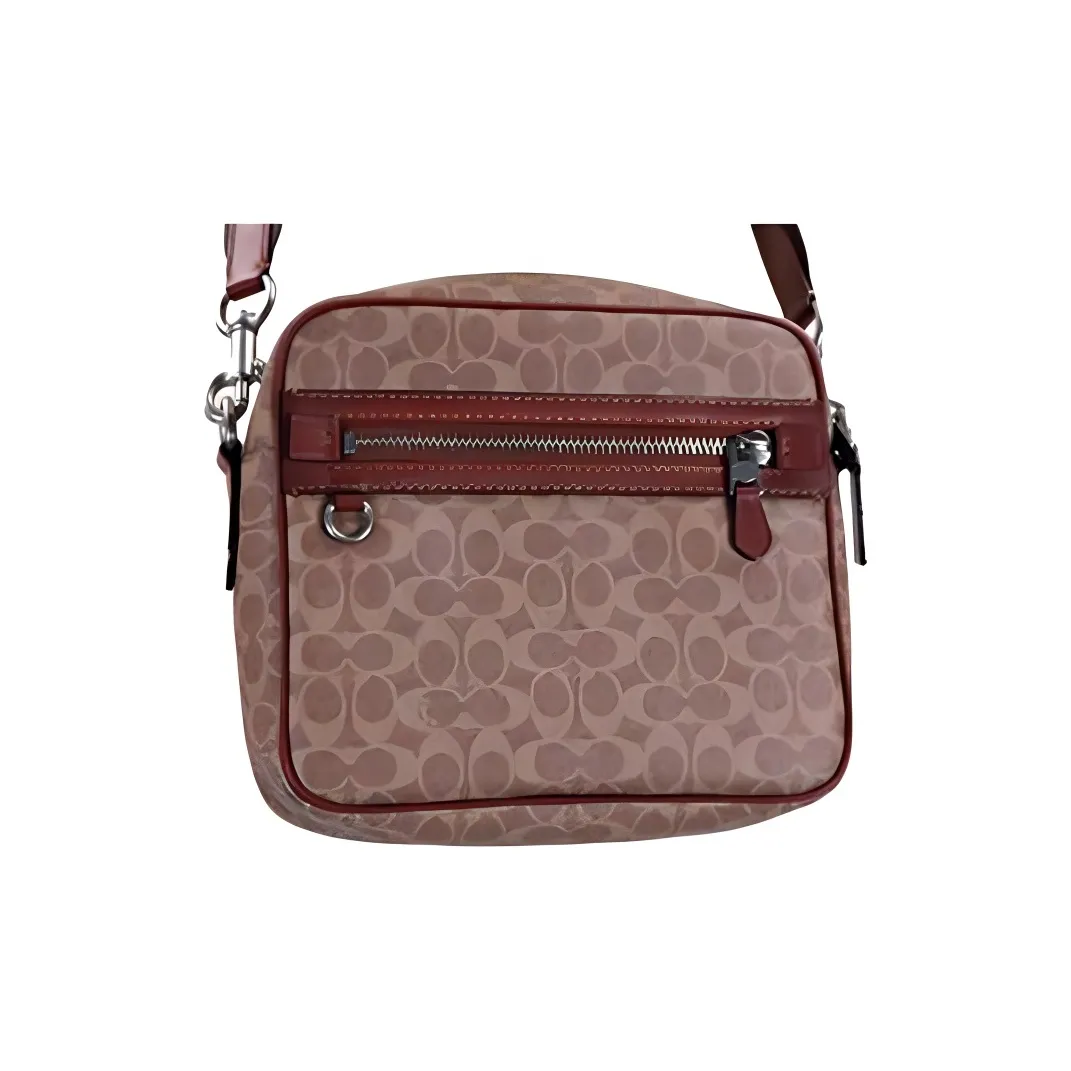 COACH Dylan Coated Canvas Crossbody Bag, Shoulder Bag Tubas Men's Khaki