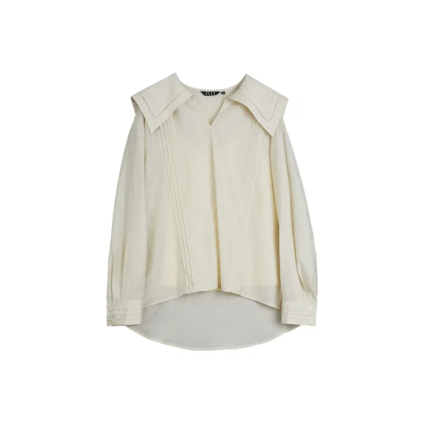 ELLE Рубашка Женская Светло-Желтая