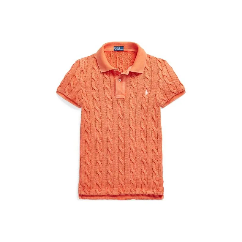 Polo Ralph Lauren Short Sleeve Polo Shirt Kona Orange