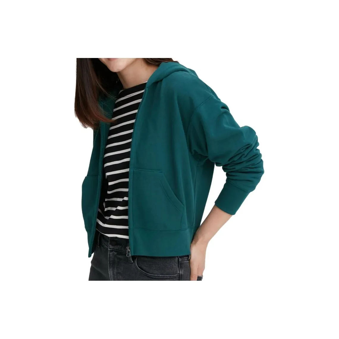 UNIQLO Толстовка Женская Бирюзовая