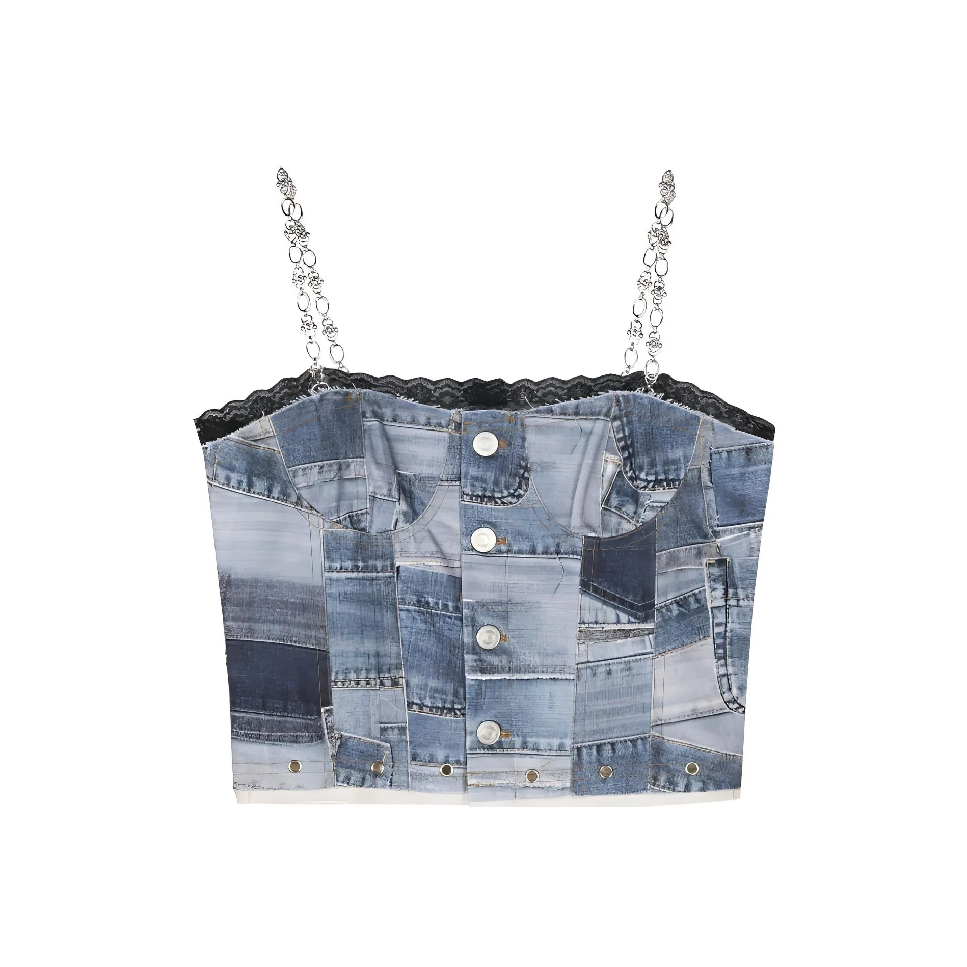 ANDERSSON BELL Collaboration Топ на бретелях Женский Синий