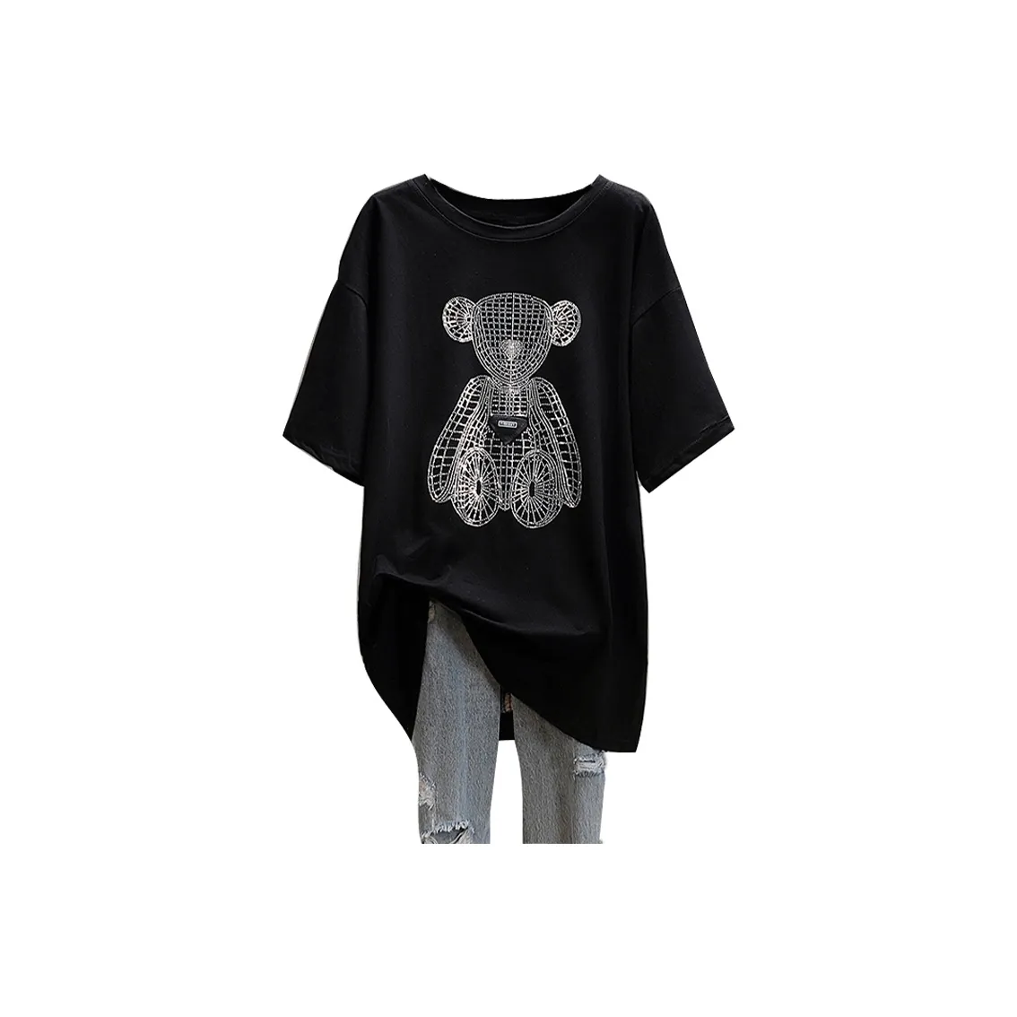 Cypress House Т-рубашка с оборванным рукавом женская черная