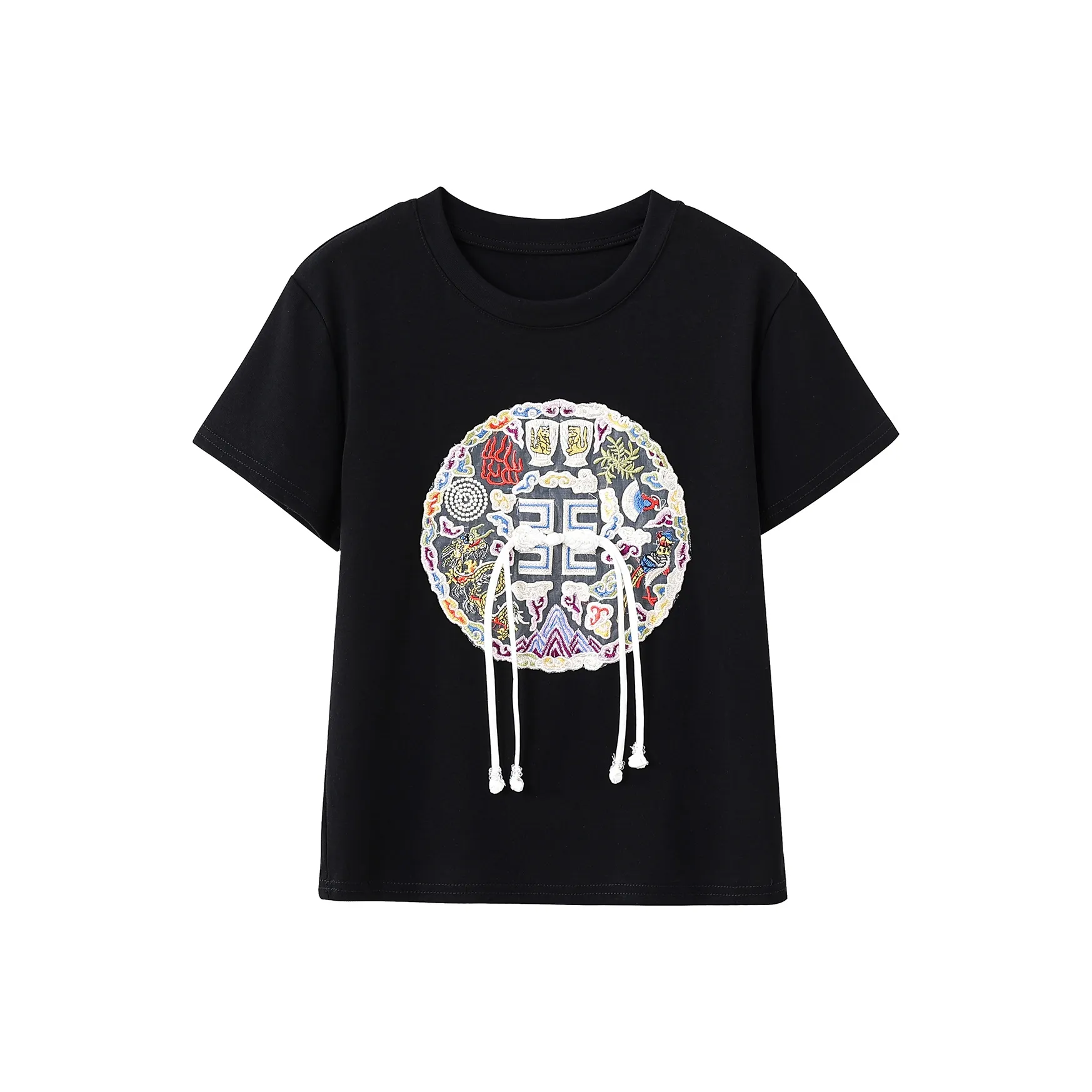 DonnaZilan T Shirt Women's Black