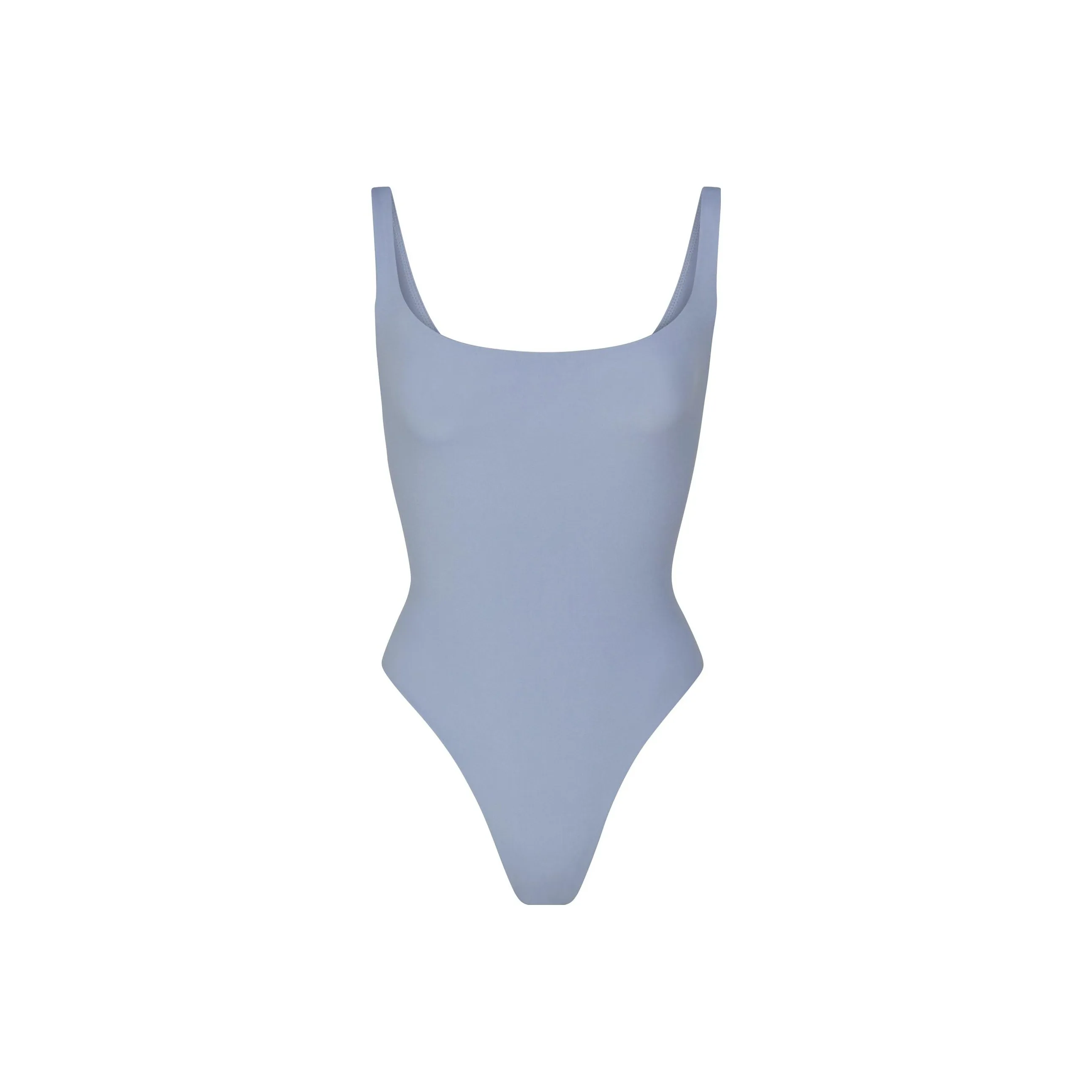 SKIMS FITS EVERYBODY SQUARE NECK BODYSUIT Bodysuits Women's SLATE/Slate