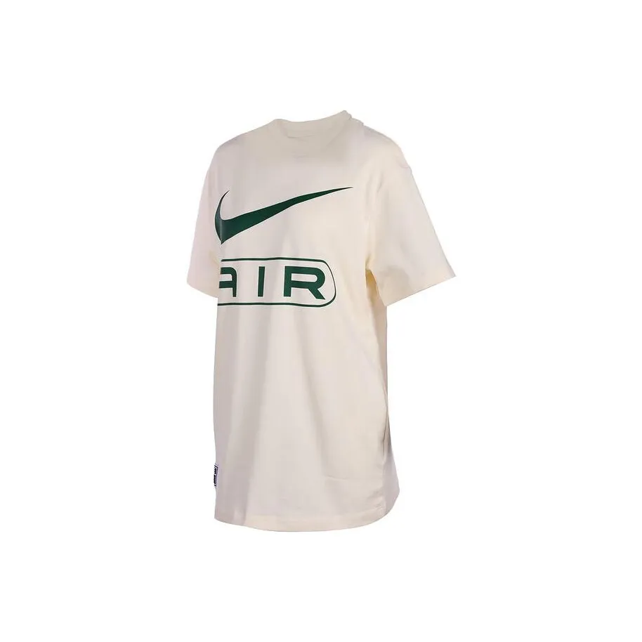 Nike Air Women'ss Letter Logo Crewneck T-Shirt 'Light Pink'