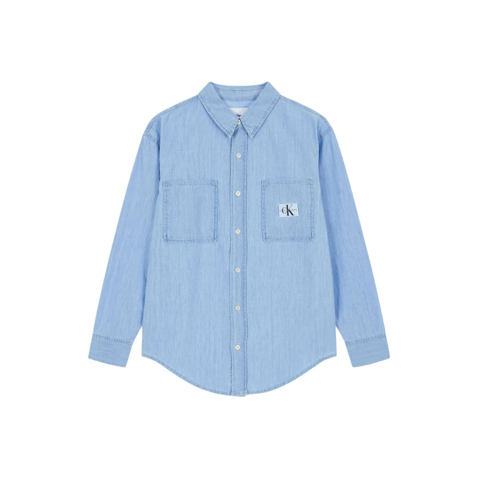 Calvin Klein Рубашка Женская Светло-Синяя