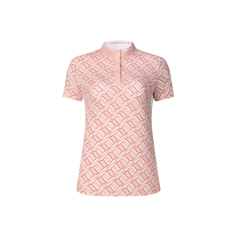FILA Polo Shirts Women's Peach Ice Cream Powders