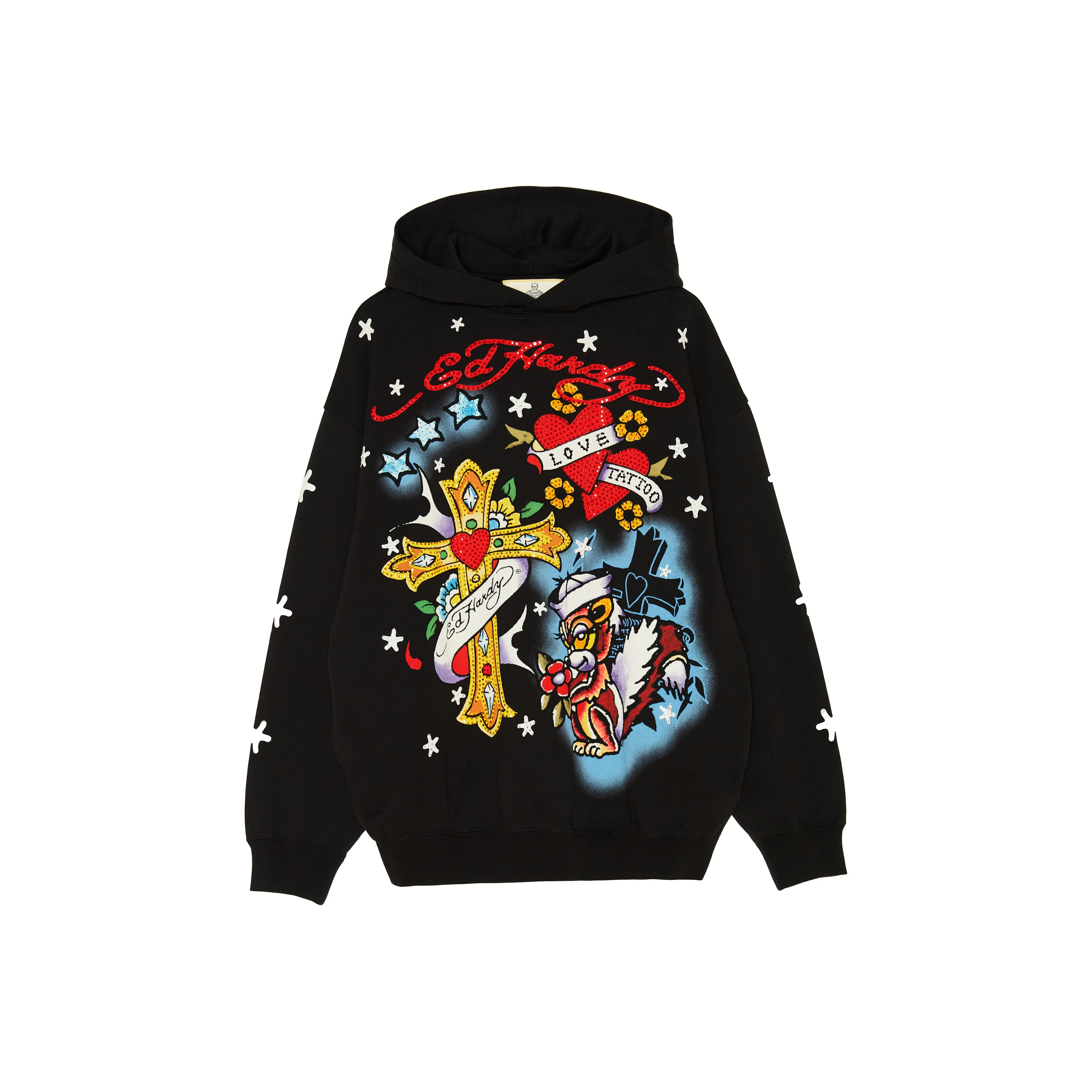 Ed Hardy Свитшот Женский Черный