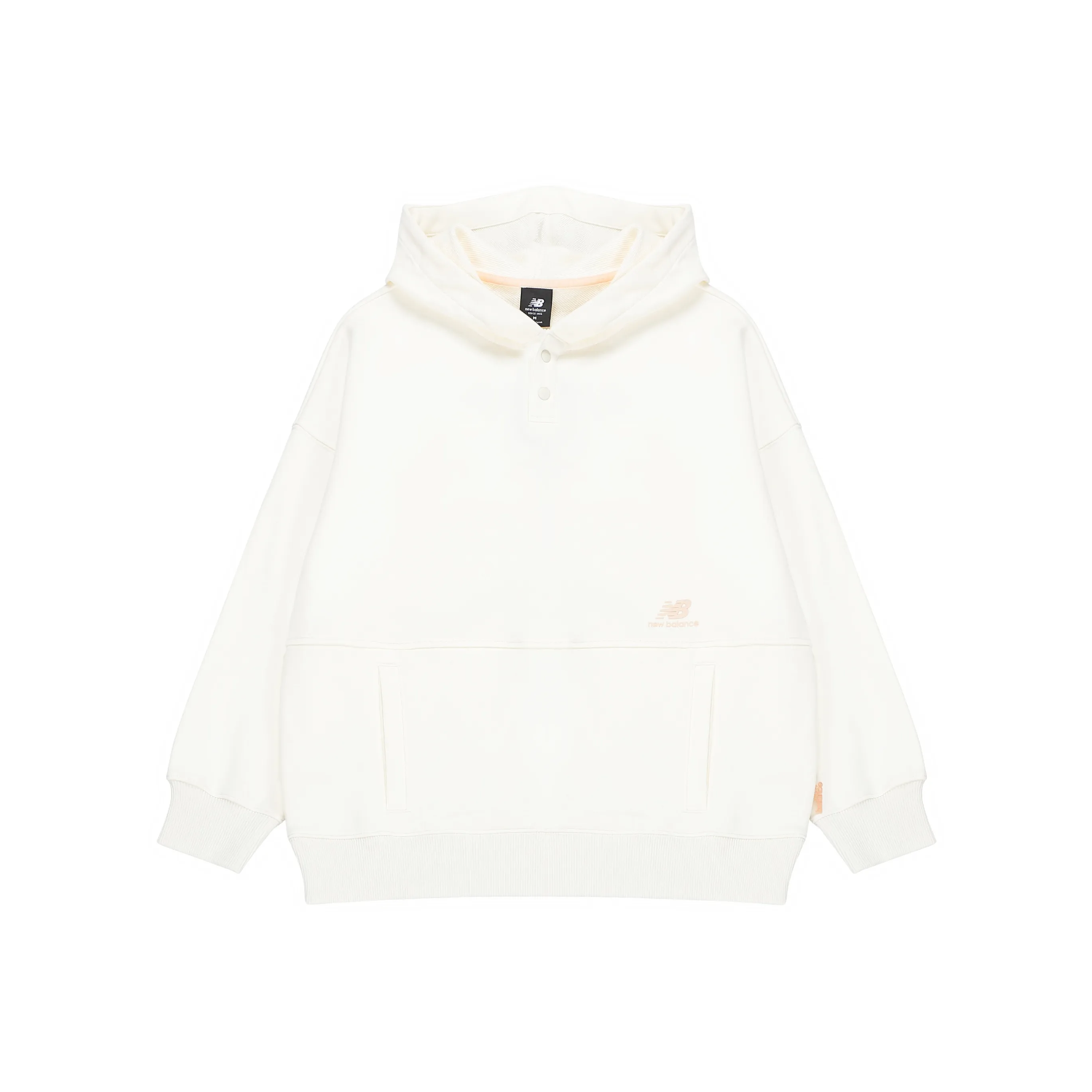 New Balance Свитшот Осенний Зимний Женский Белый