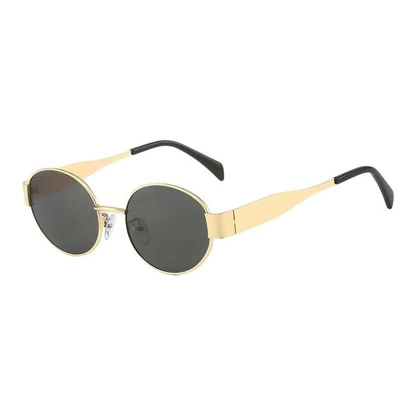 JEANSWEST Металл OVAL SUNGLASSES Унисекс