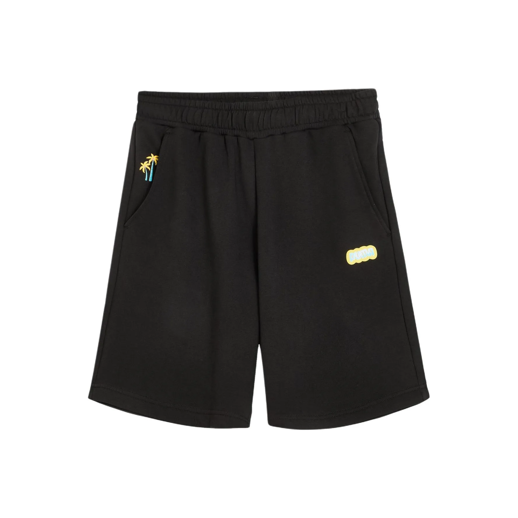 PUMA Graphic Повседневные шорты Мужские Черные 01