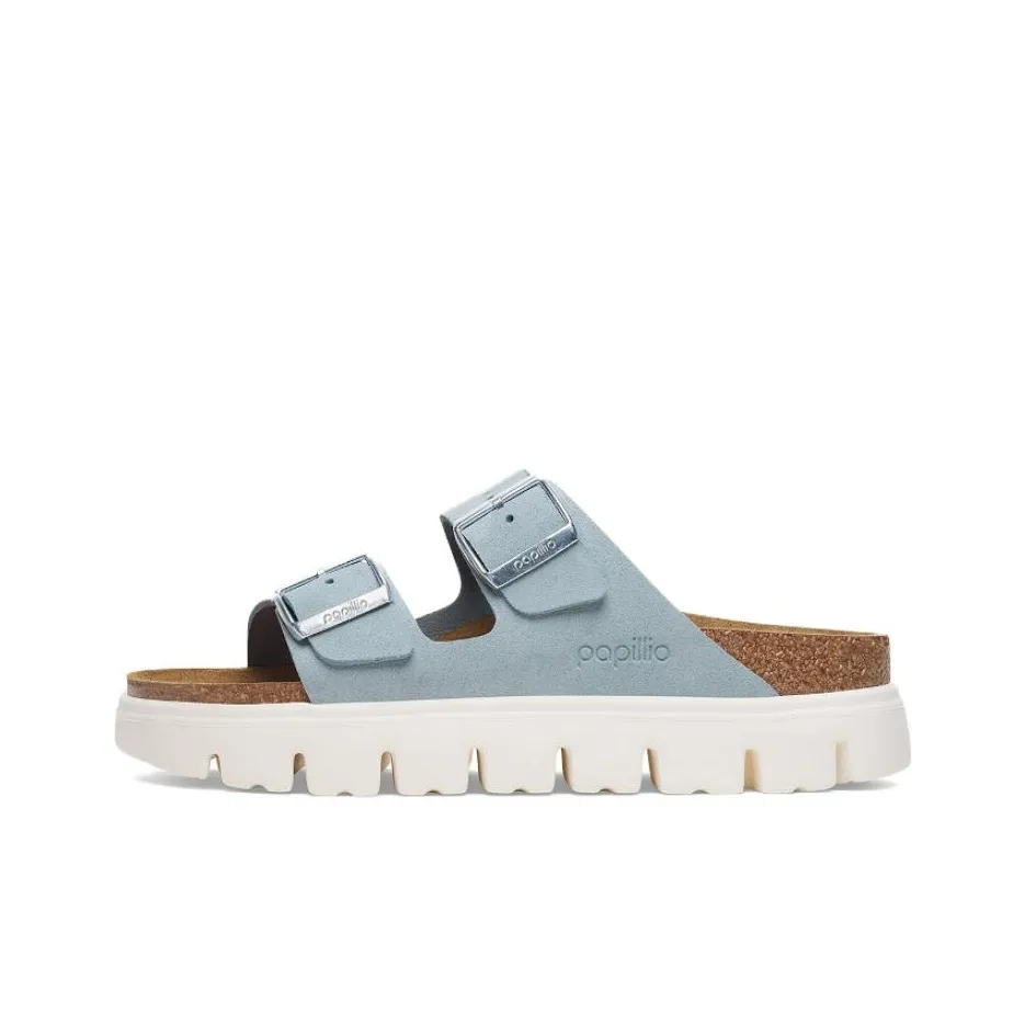 Birkenstock Arizona Сланцы Женские Светло-Синие Узкие