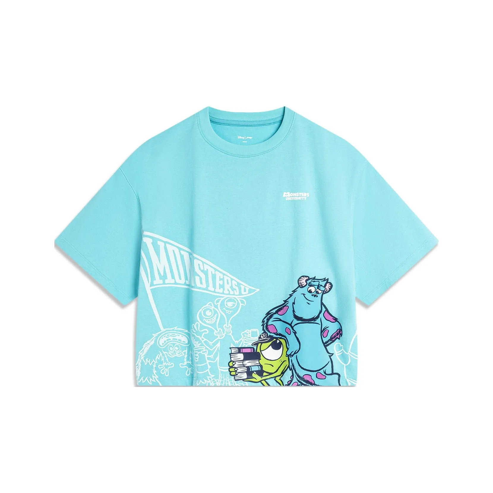 LINING x DISHINIGUAISHOUDAXUE Disney T-рубашка Женская Sea Azure