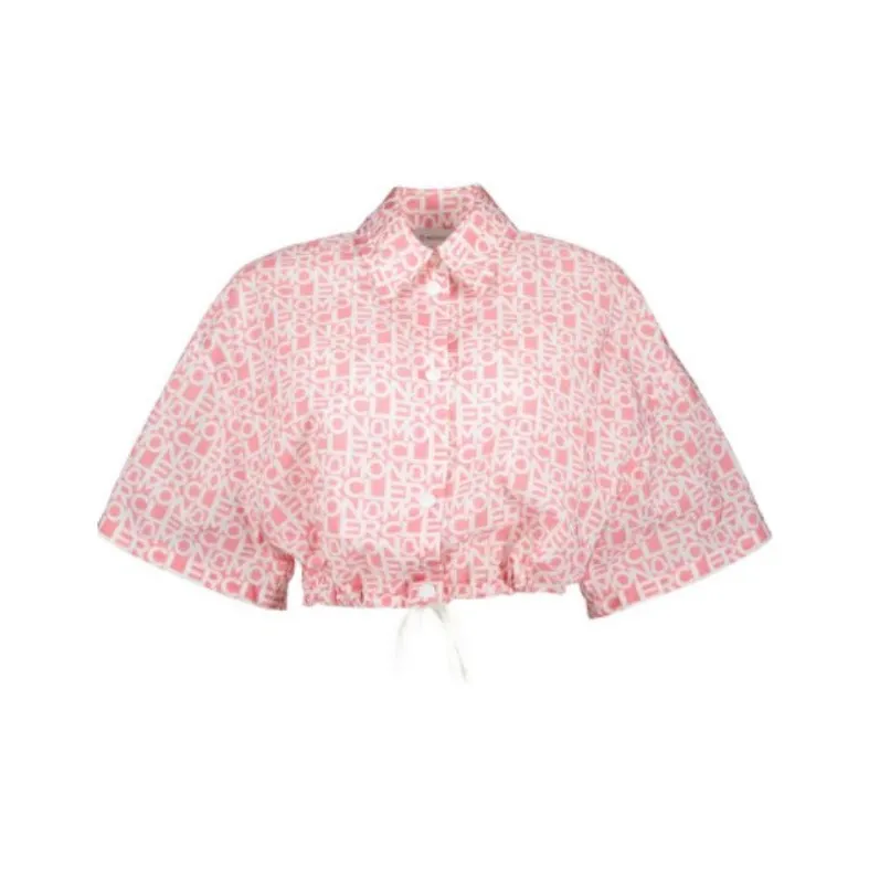 Moncler Logo print Cropped Shirt