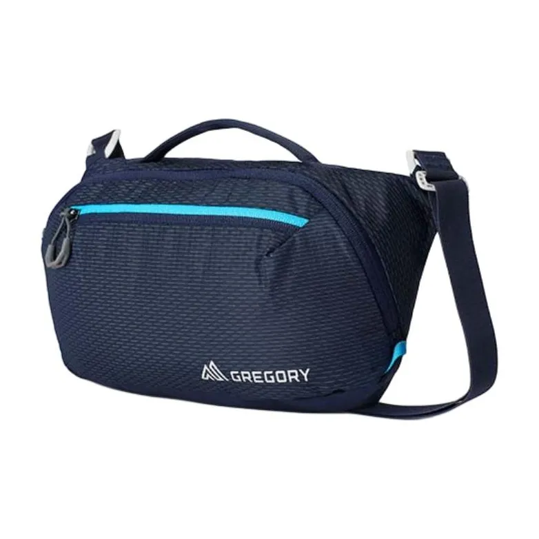 GREGORY Nylon Crossbody Handbag, Shoulder Bag Unisex Marine Blue