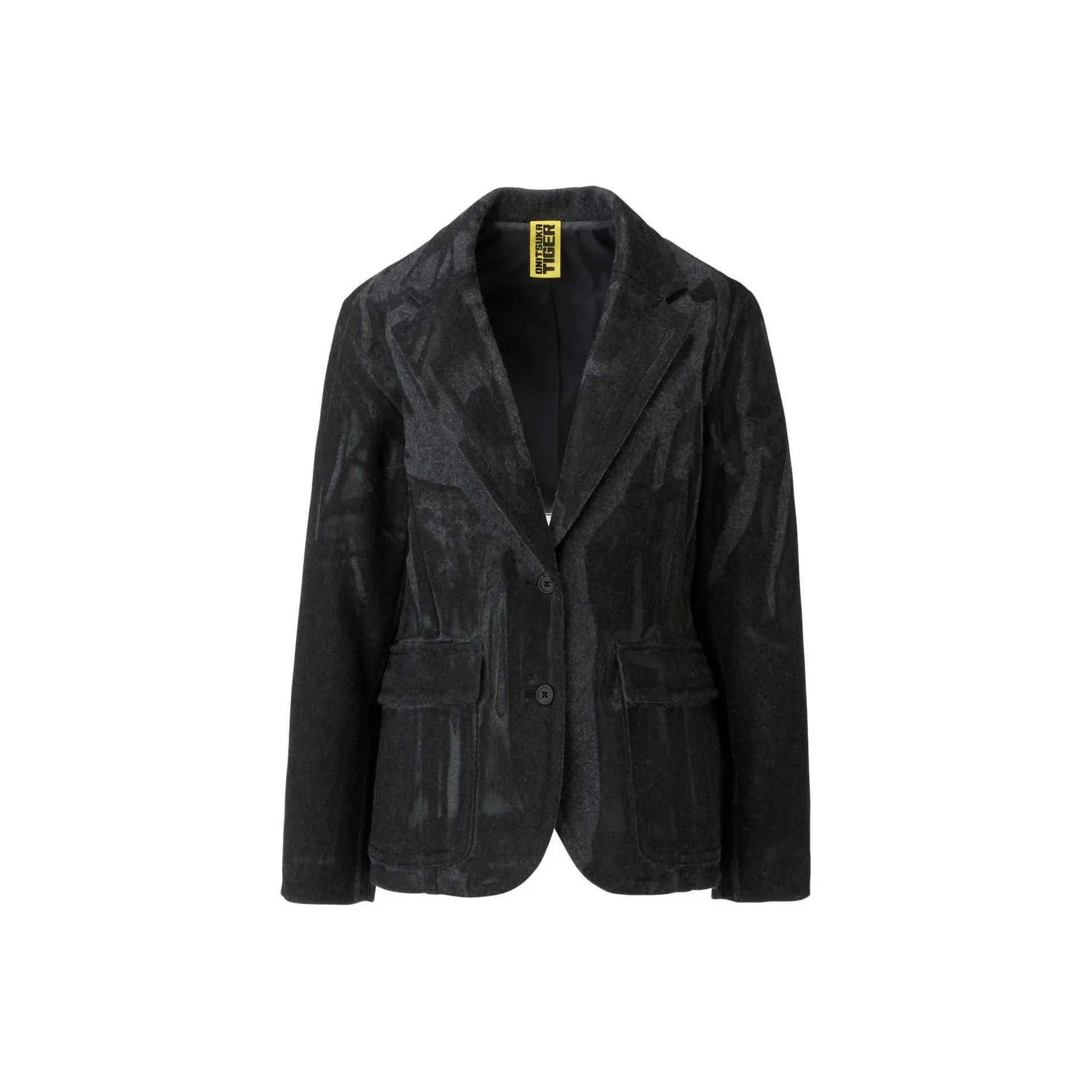 Onitsuka Tiger PRINTED WS JACKET Women's Dark Gray