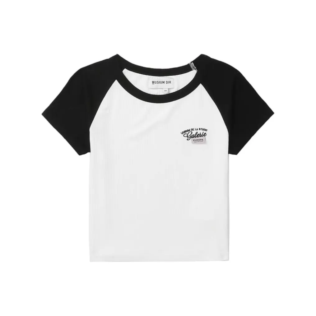 MUSIUM DIV Женские футболки с коротким рукавом