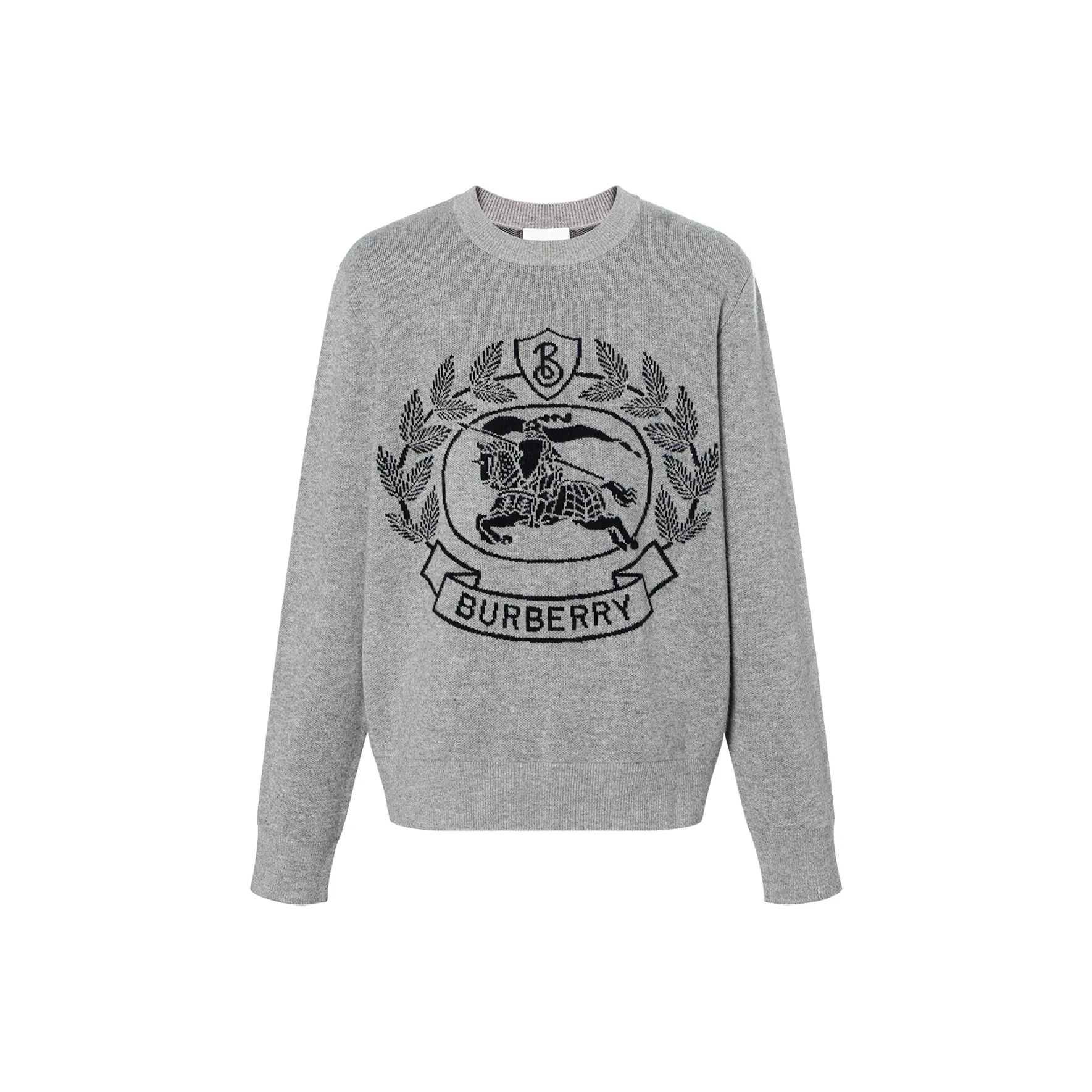 Burberry Ekd Intarsia Wool Jumper
