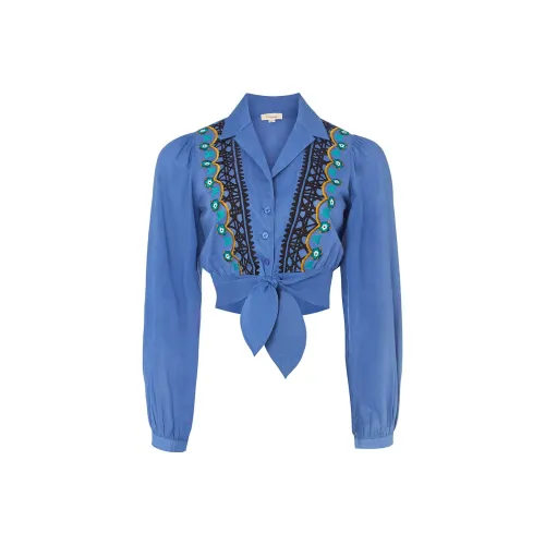 Temperley London Синие Женские Рубашки