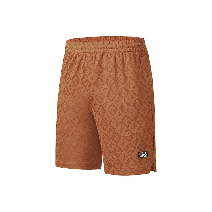 FILA ATHLETICS Повседневные шорты Мужские Ананас Коричневый