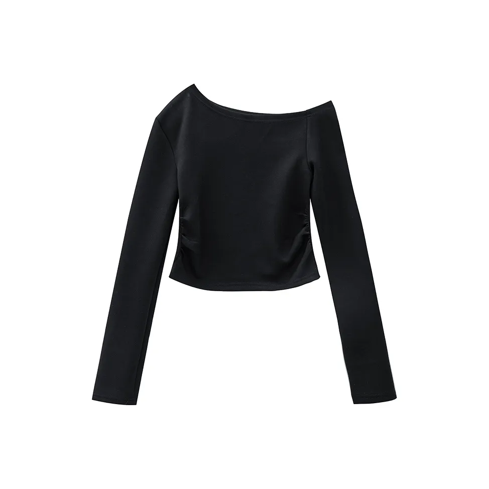 EDX Черные Женские Короткие Топы