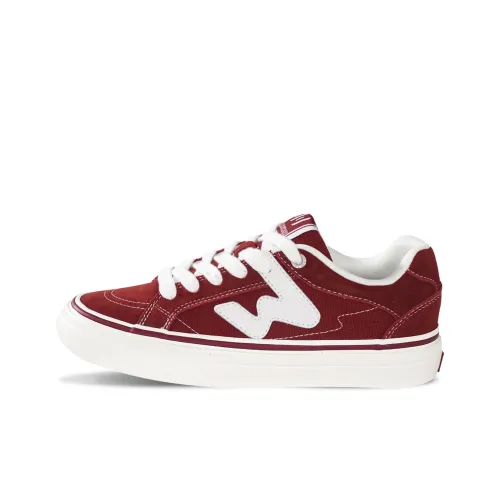 Ollieskate Кроссовки для скейтбординга Low Top Бургундский Унисекс