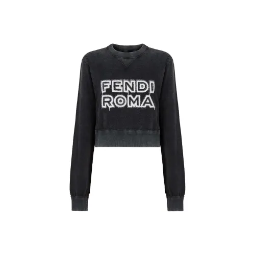 FENDI Черные Женские Свитшоты